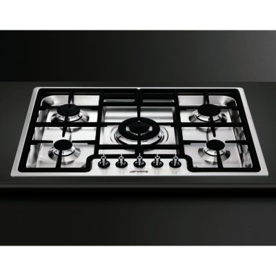 Smeg PGF75-4 70cm Classic Ultra Low Profile  Gas Hob in Stainless Steel